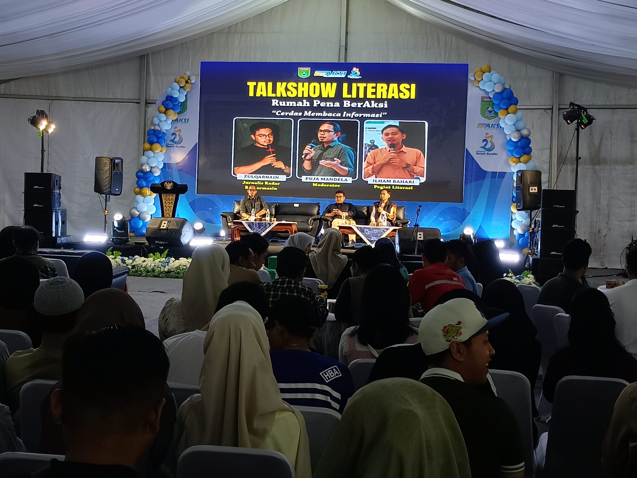 Talkshow Literasi Rumah Pena BerAksi Diserbu Warga, Mini Stage Dipadati Pengunjung IMG_20260406_202755