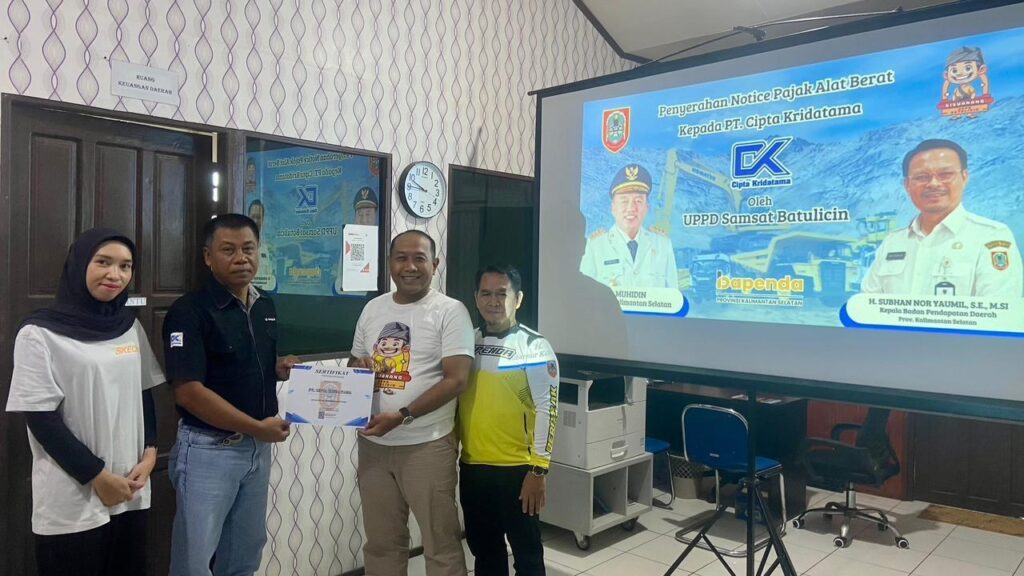 Komitmen Nyata, PT Cipta Kridatama Site BIB Konsisten Penuhi Kewajiban Pajak untuk Daerah