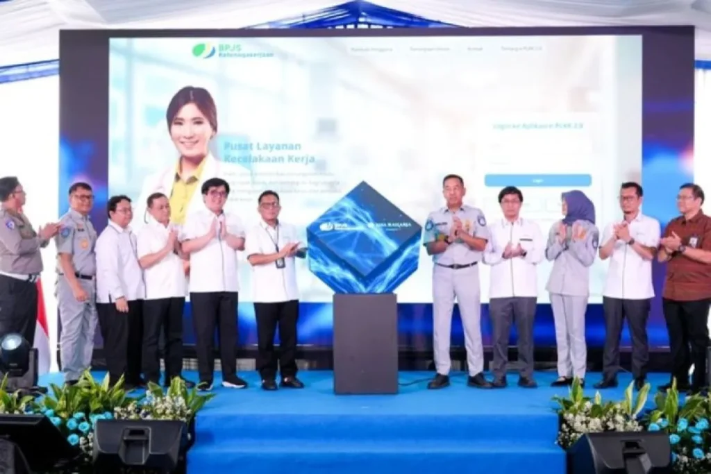 BPJS Ketenagakerjaan bersama PT Jasa Raharja meluncurkan Integrasi Aplikasi Penjaminan Kecelakaan Kerja dan Kecelakaan Lalu Lintas (Foto: Istimewa)
